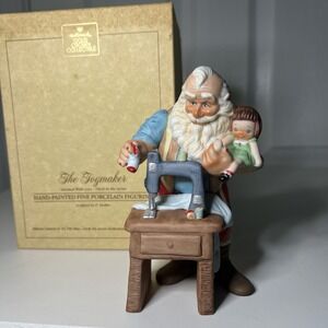 Hallmark Limited‎ Edition Porcelain Stitched with Love Santa Toymaker Figurine